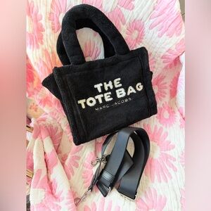 Marc Jacobs Black Sherpa Tote Bag